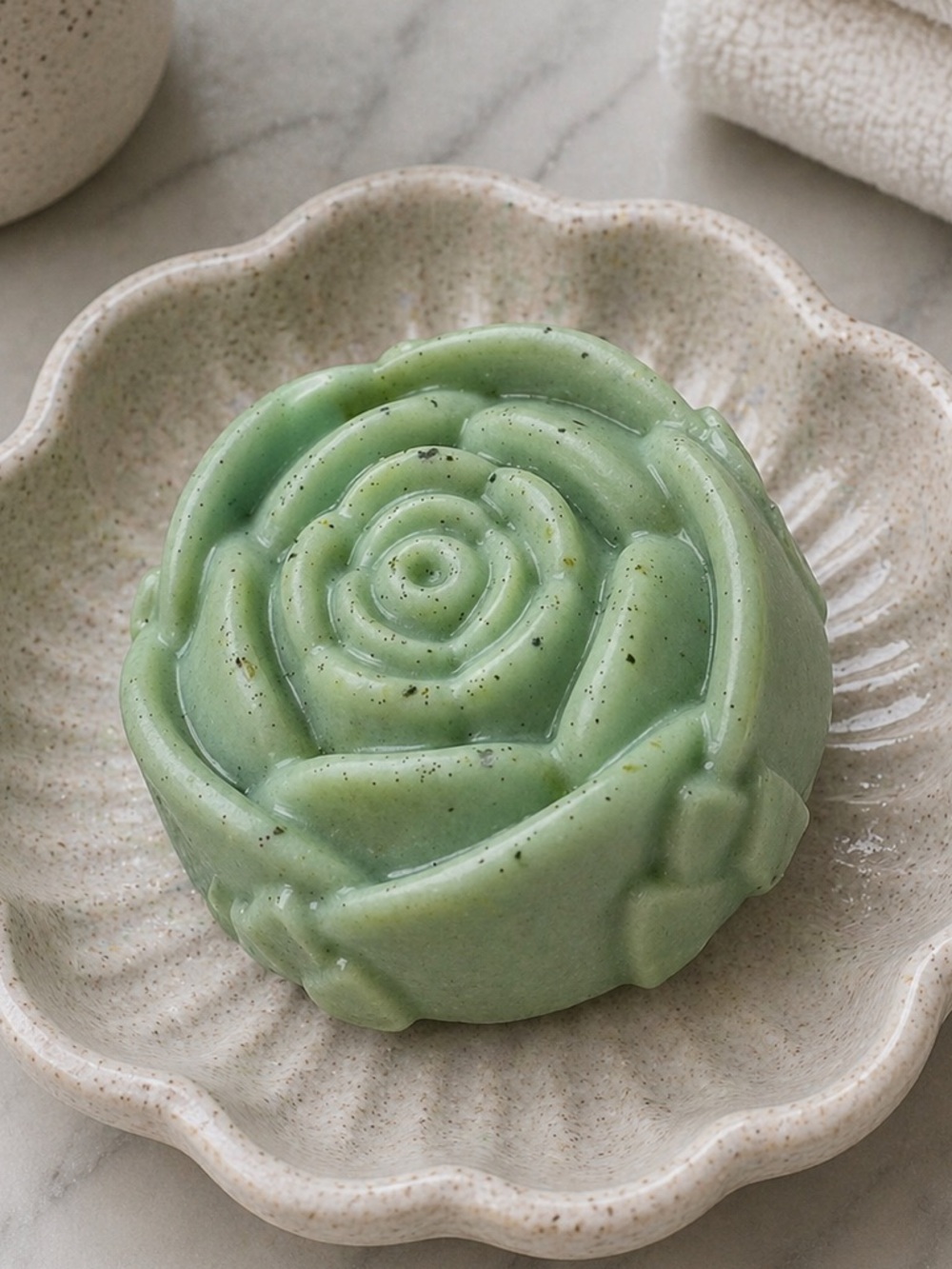 Citrus Soap shea butter donkey milk based 3x3in 8oz